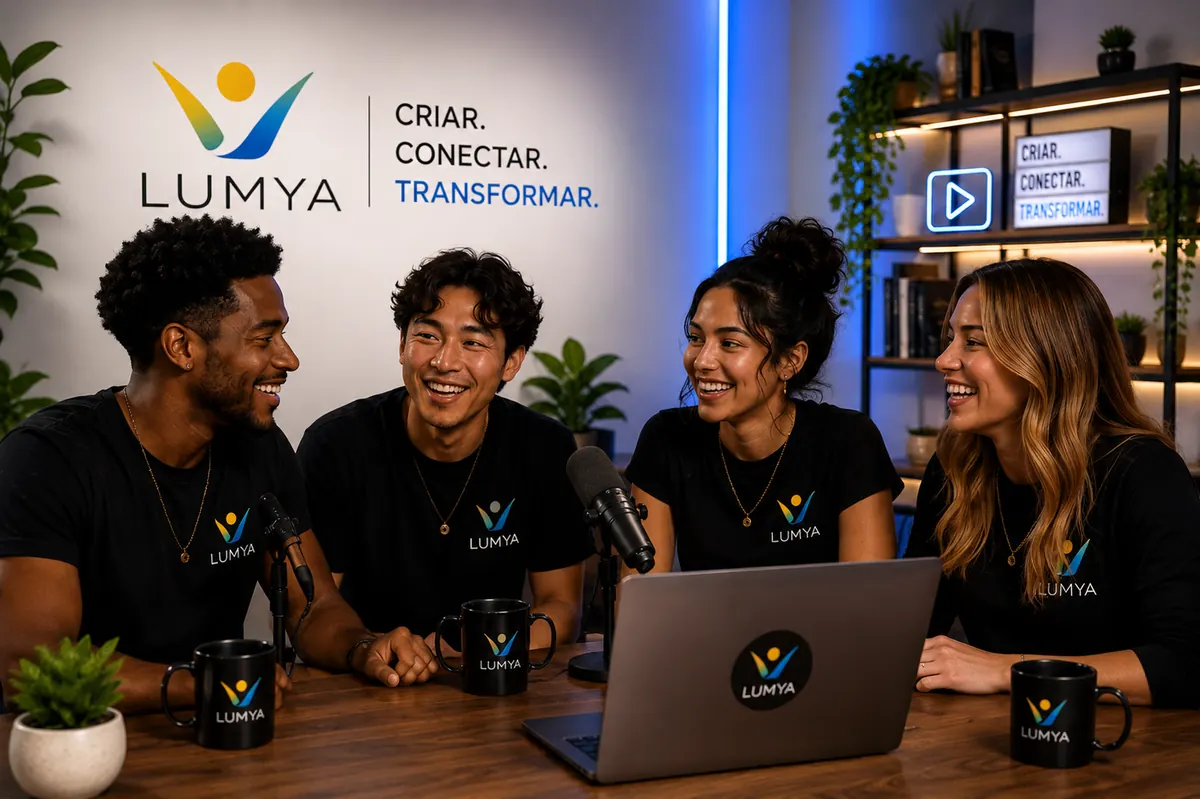 Creators Lumya reunidos em conversa